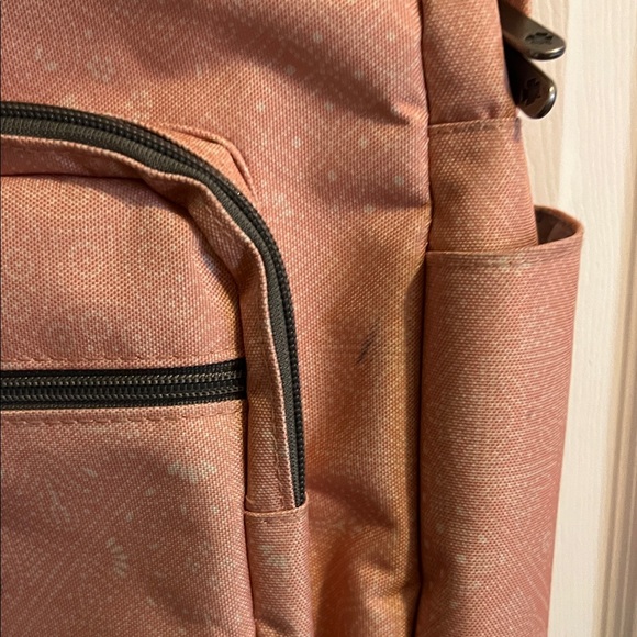 Lucky Brand Coral Backpack with Clover Patch - Picture 3 of 7